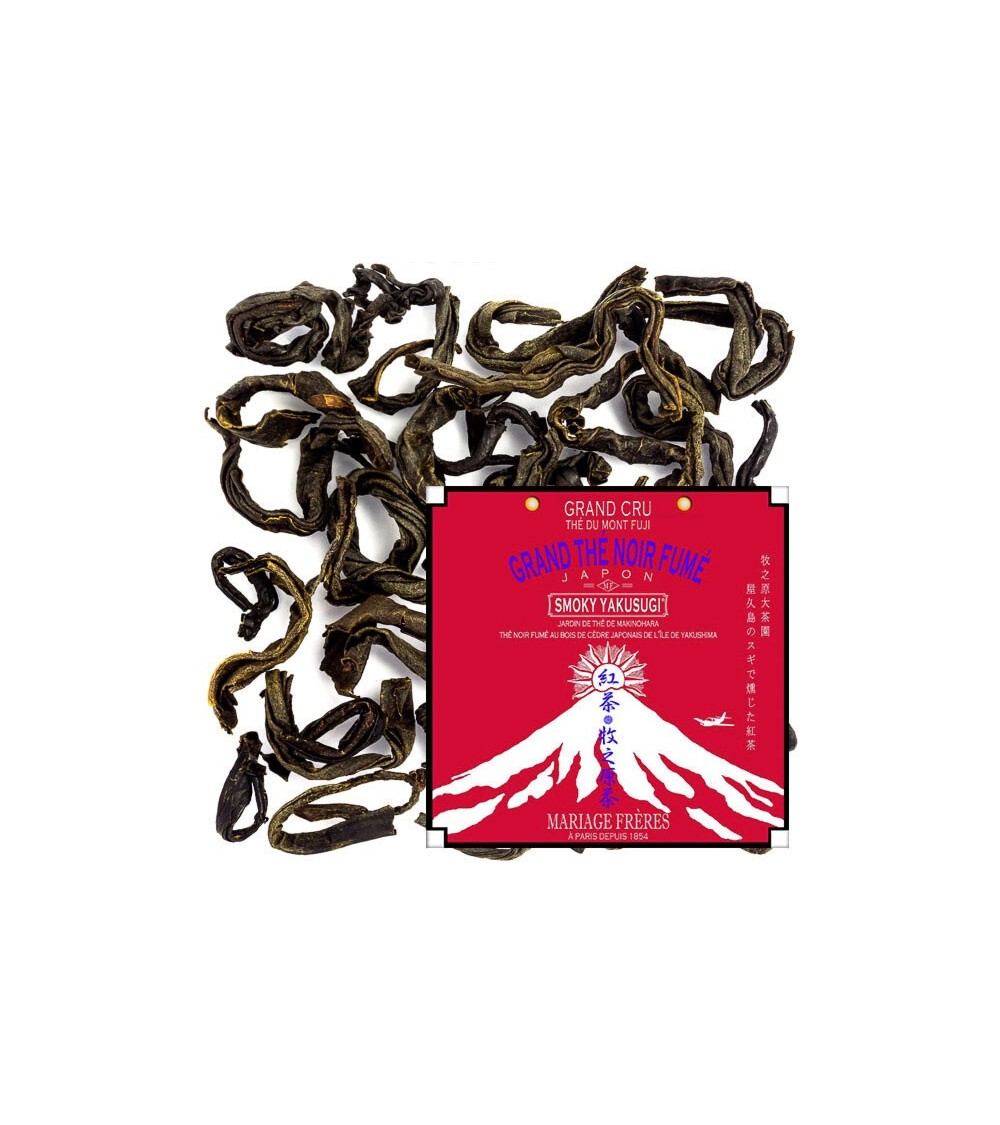 Uzený japonský černý čaj SMOKY YAKUSUGI® 50g - Mariage Frères
