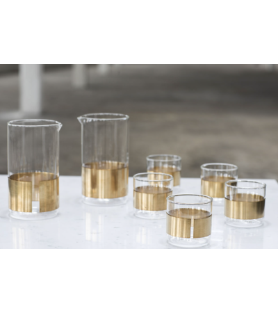 Sklenička GLASS COPPER CHEMISTRY - Niels Datema for Serax