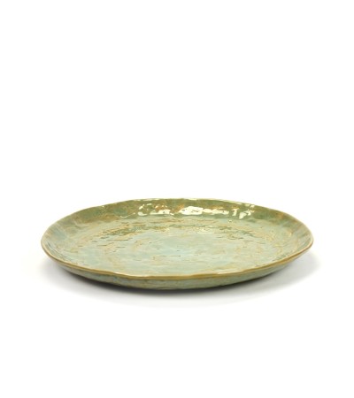 Talíř PLATE L SEA GREEN PURE - Pascale Naessens for Serax