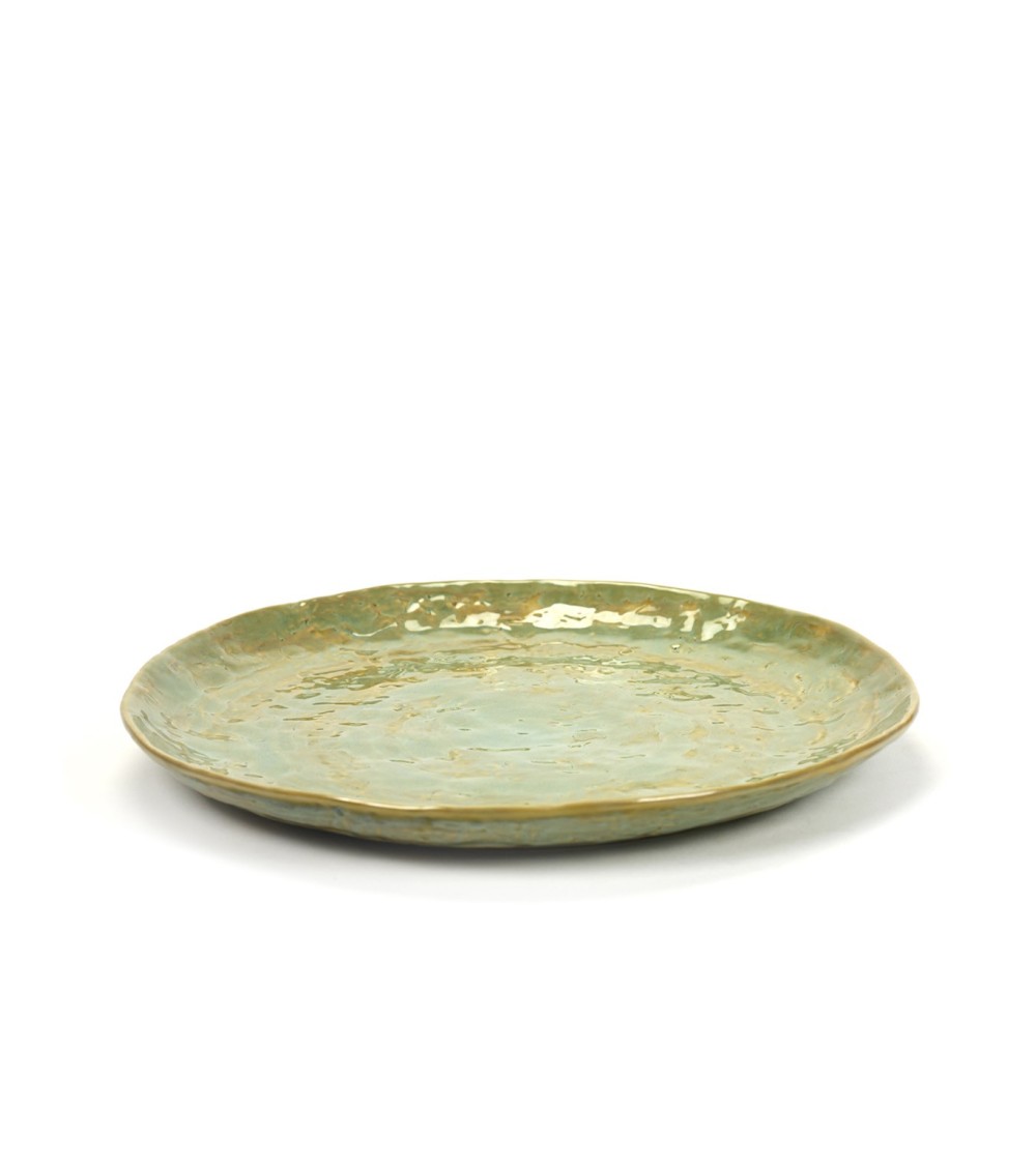 Talíř PLATE L SEA GREEN PURE - Pascale Naessens for Serax
