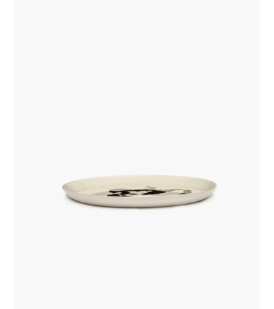 Jídelní talíř bílý - černý potisk Feast - Ottolenghi