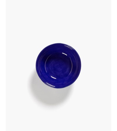 Miska L tmavě modrá - bílé pruhy Feast - Ottolenghi