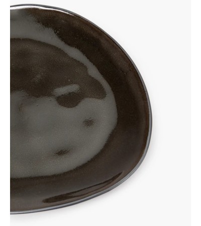 Oválný talíř M šedý Pure - Pascale Naessens