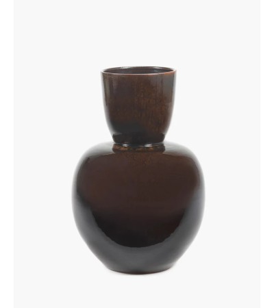 Váza M hnědočerná Pure - Pascale Naessens