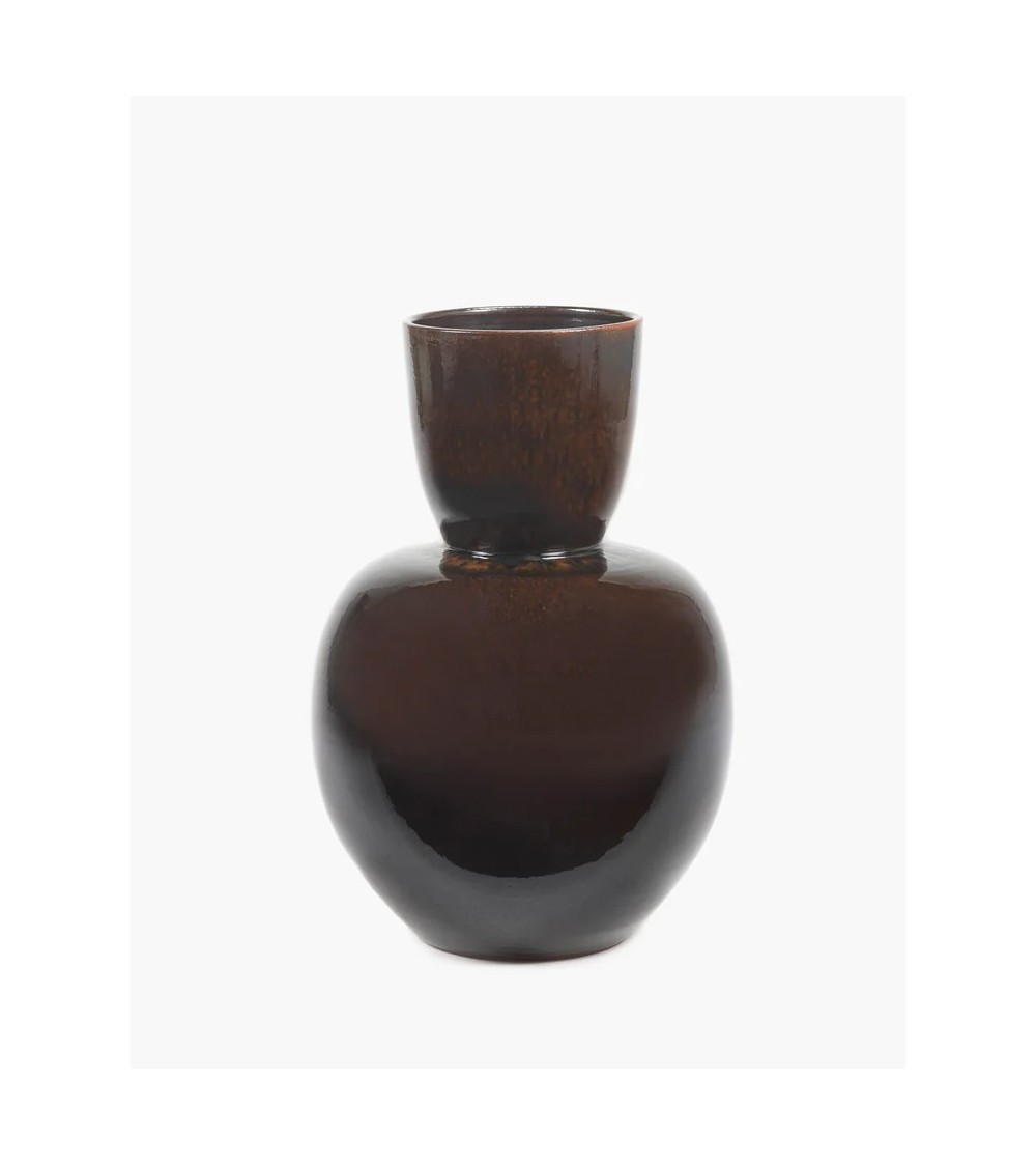 Váza M hnědočerná Pure - Pascale Naessens