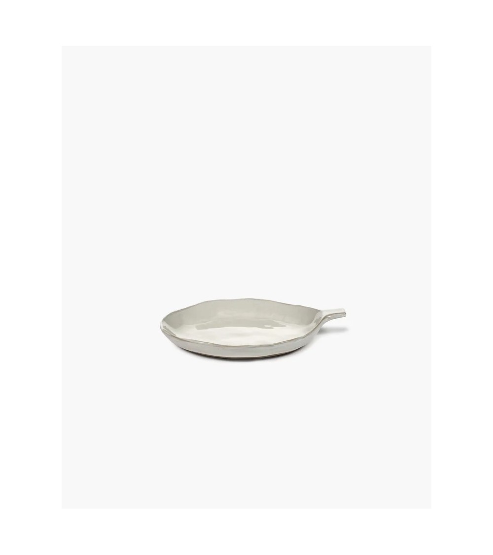 Talíř s rukojetí bílý La Mère - Marie Michielssen