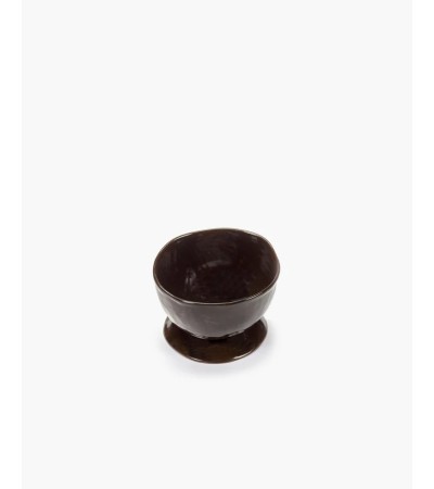 Vysoká miska na podstavci S hnědá La Mère - Marie Michielssen