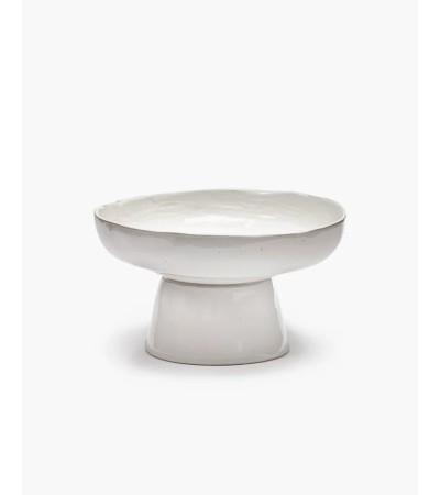 Servírovací talíř na podstavci bílý La Mère - Marie Michielssen