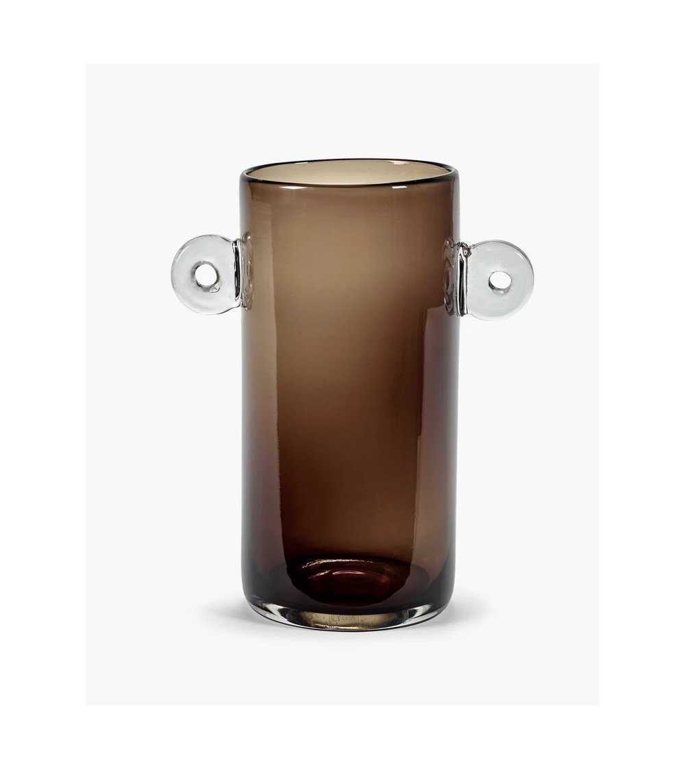 Váza tmavě hnědá Wind & fire - Marie Michielssen