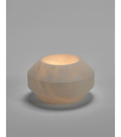 Svícen na čajovou svíčku M bílý - Marie Michielssen