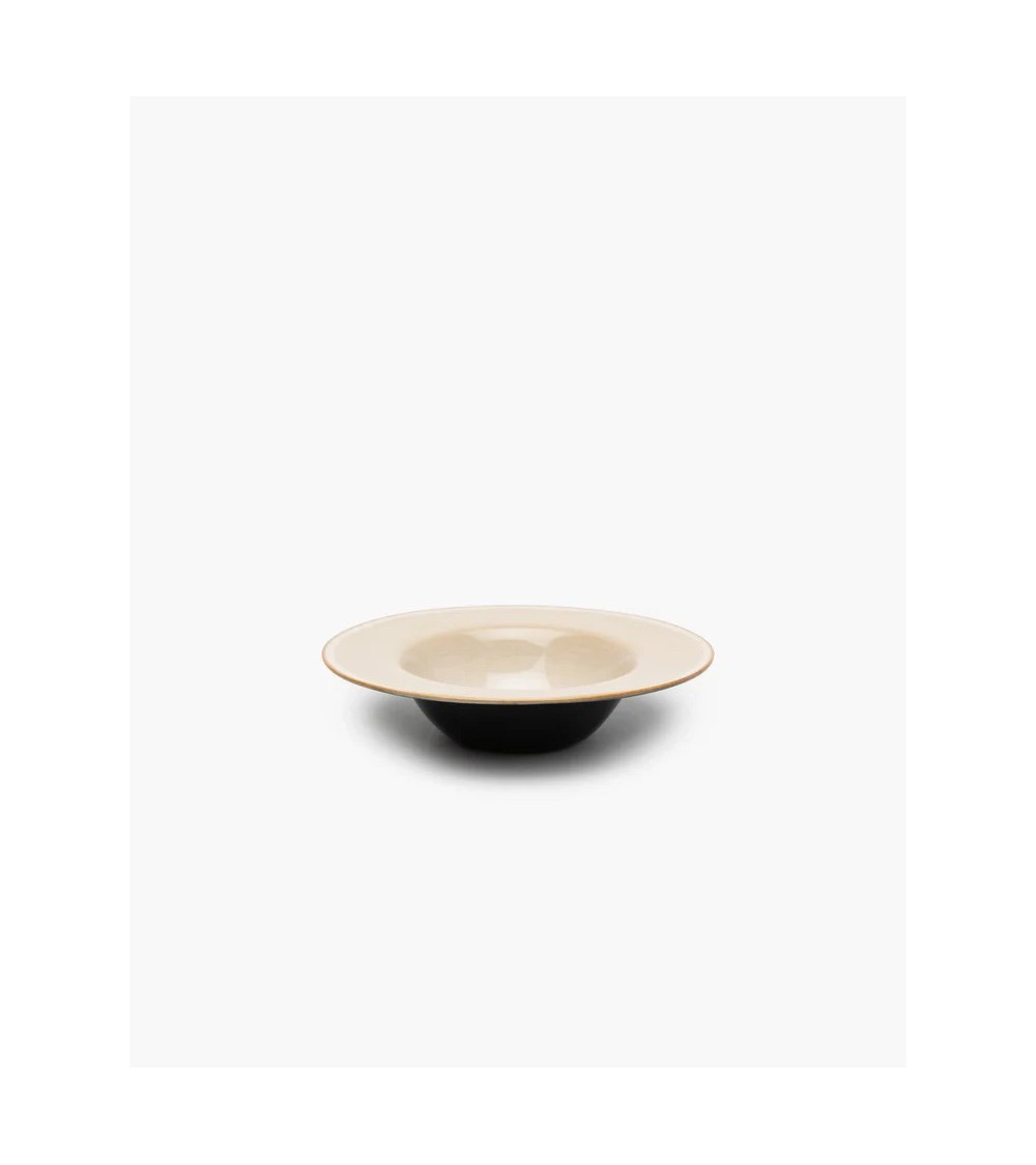 Talíř na těstoviny S šedý/tmavě modrý Terres de rêves - Anita Le Grelle