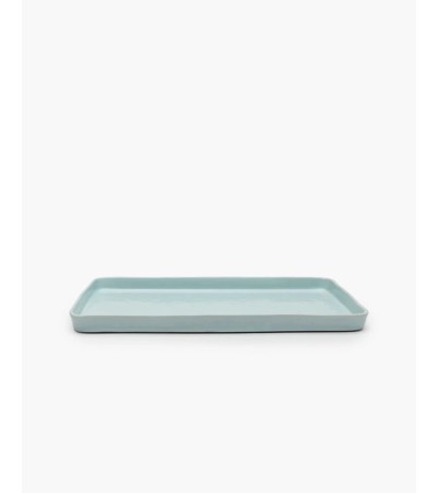 Obdélníkový talíř  světle modrý Terres de rêves - Anita Le Grelle