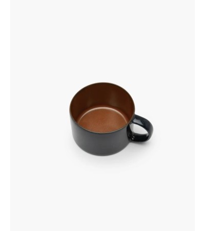 Hrníček na kávu hnědý/tmavě modrý Terres de rêves - Anita Le Grelle