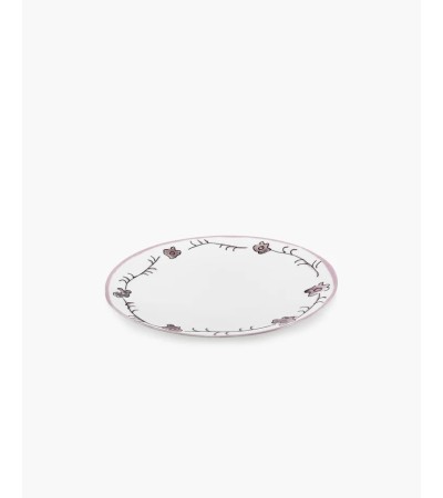 Jídelní talíř Dark viola Midnight Flowers - Marni