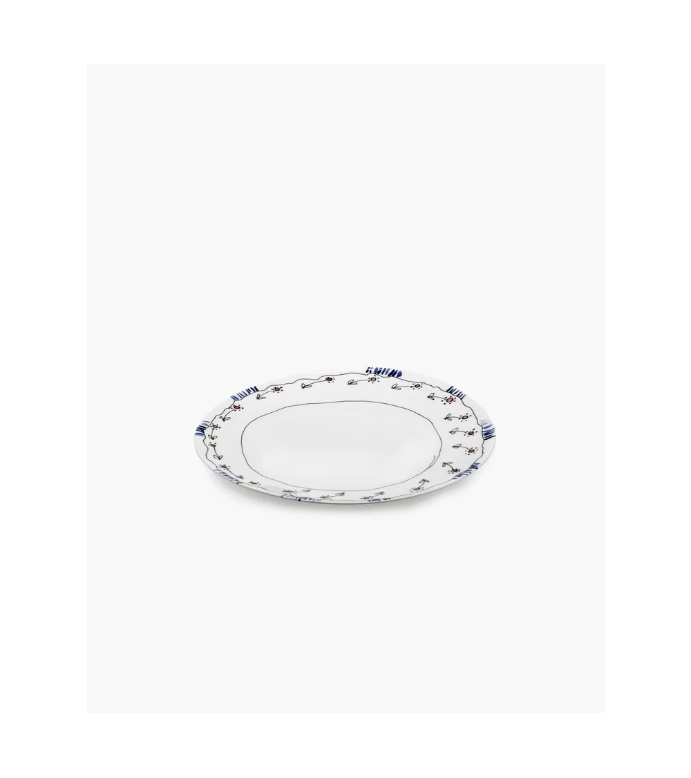 Jídelní talíř Anemone milk Midnight Flowers - Marni