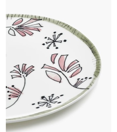 Jídelní talíř Fiore rosa Midnight Flowers - Marni