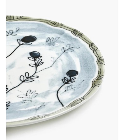 Jídelní talíř Mirtillo tea Midnight Flowers - Marni