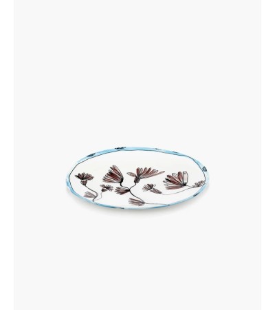 Jídelní talíř Camelia aubergine Midnight Flowers - Marni