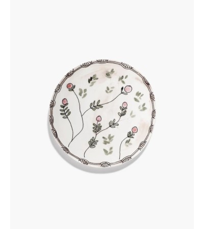 Jídelní talíř Mirtillo nude Midnight Flowers - Marni