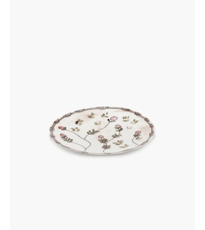 Jídelní talíř Mirtillo nude Midnight Flowers - Marni