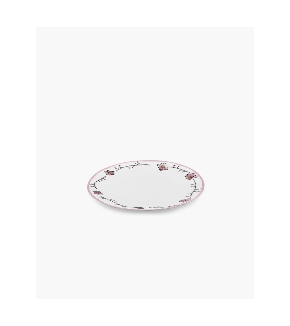 Dezertní talíř Dark viola Midnight Flowers - Marni