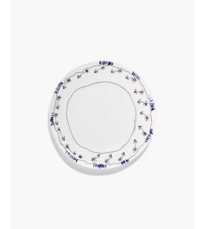 Dezertní talíř Anemone milk Midnight Flowers - Marni