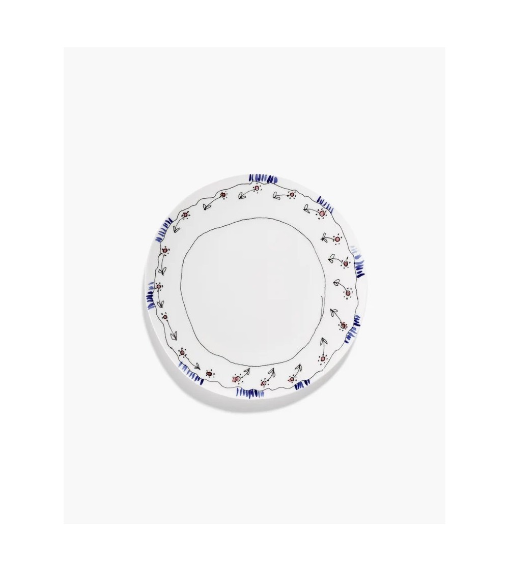 Dezertní talíř Anemone milk Midnight Flowers - Marni