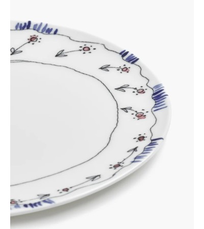 Dezertní talíř Anemone milk Midnight Flowers - Marni