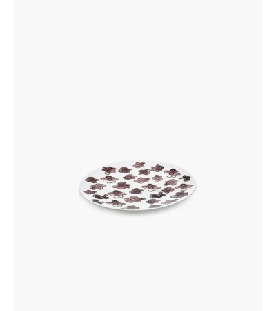 Dezertní talíř Dark viola Midnight Flowers - Marni