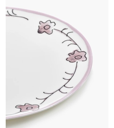 Dezertní talíř Dark viola Midnight Flowers - Marni