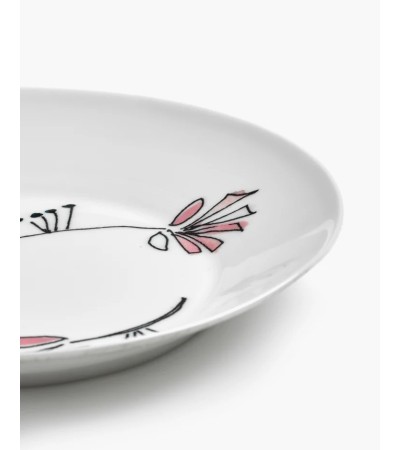 Hluboký talíř M Fiore rosa Midnight Flowers - Marni