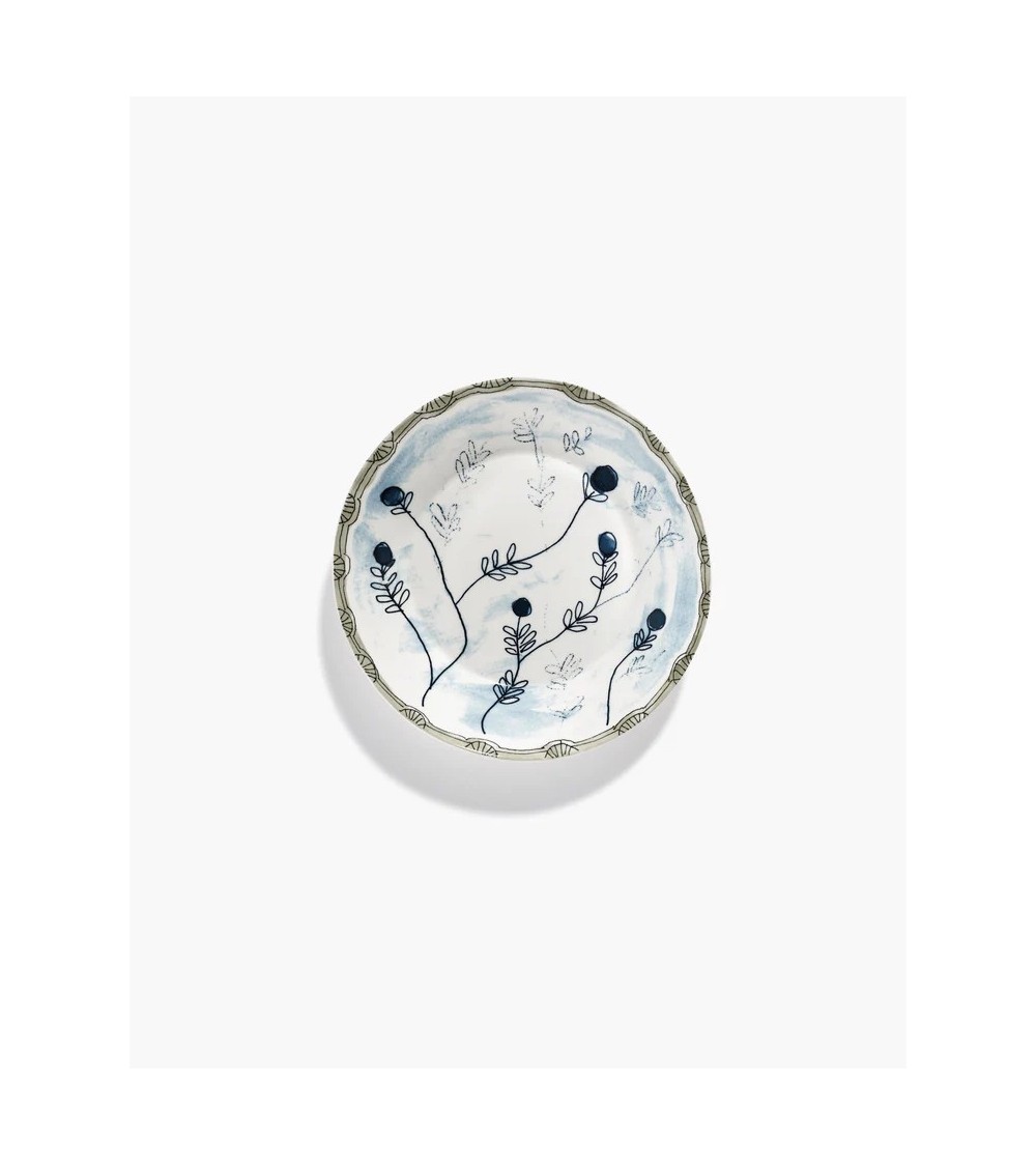 Hluboký talíř M Mirtillo tea Midnight Flowers - Marni