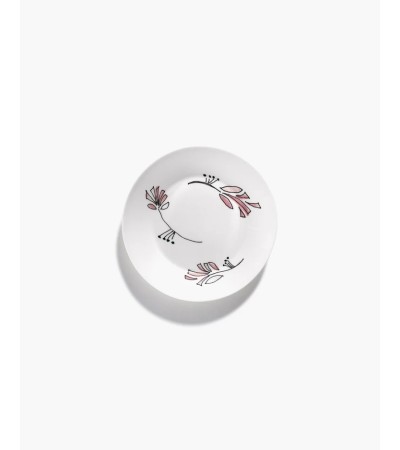 Hluboký talíř S Fiore rosa Midnight Flowers - Marni