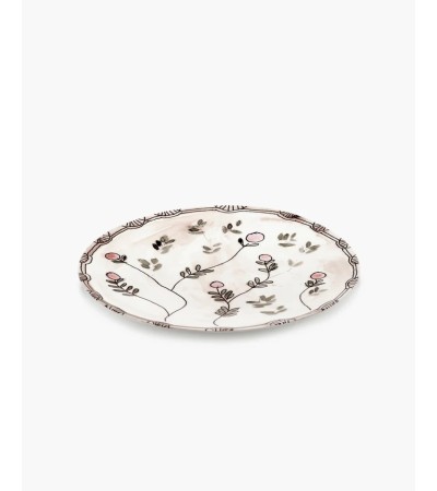 Servírovací talíř L Mirtillo nude Midnight Flowers - Marni