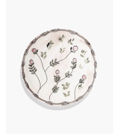 Servírovací talíř L Mirtillo nude Midnight Flowers - Marni