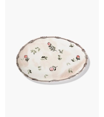 Oválný talíř °2 L Mirtillo nude Midnight Flowers - Marni