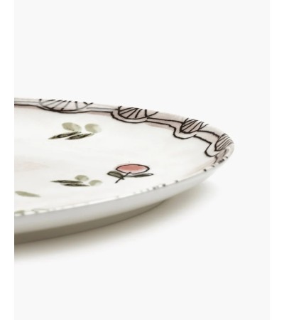 Oválný talíř °2 L Mirtillo nude Midnight Flowers - Marni