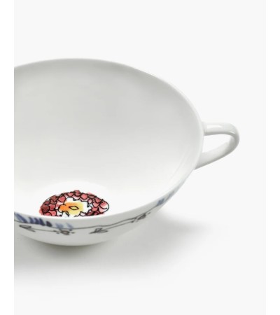 Hrníček na kávu nízký Anemone milk Midnight Flowers - Marni