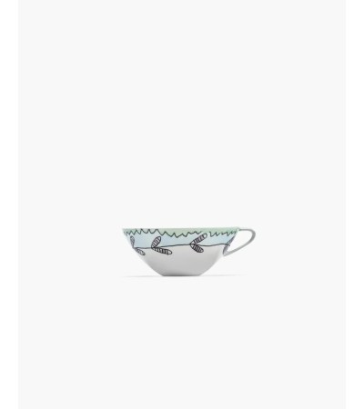 Hrníček na kávu nízký  Blossom milk Midnight Flowers - Marni