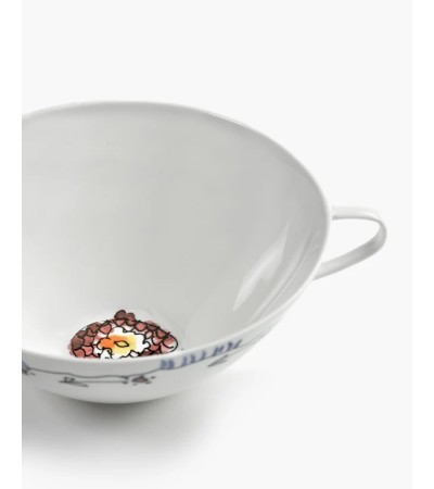 Hrníček na čaj Anemone milk Midnight Flowers - Marni