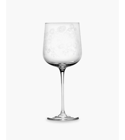 Sklenička na červené víno anemone vaniglia Midnight Flowers - Marni