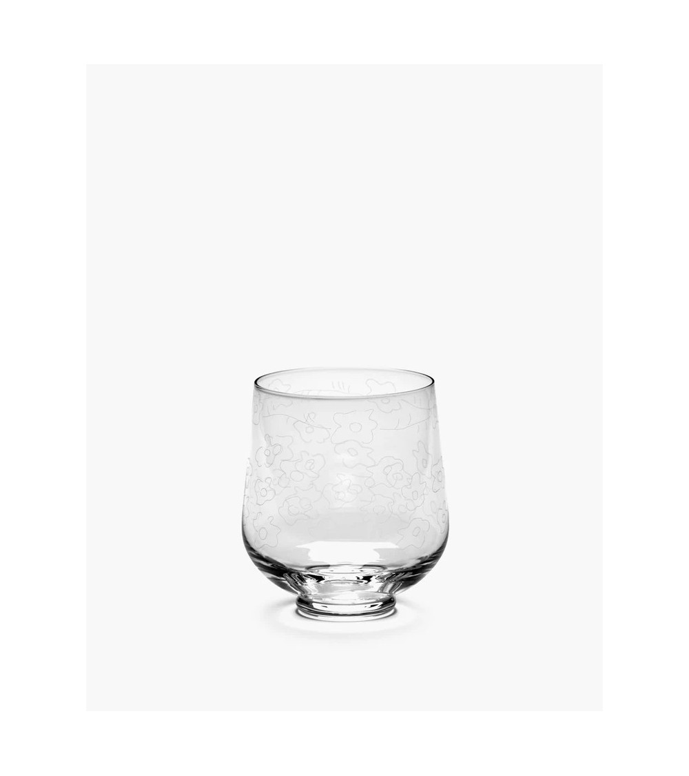 Sklenička dark viola Midnight Flowers - Marni