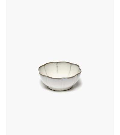 Miska žebrovaná XL bílá Inku - Sergio Herman