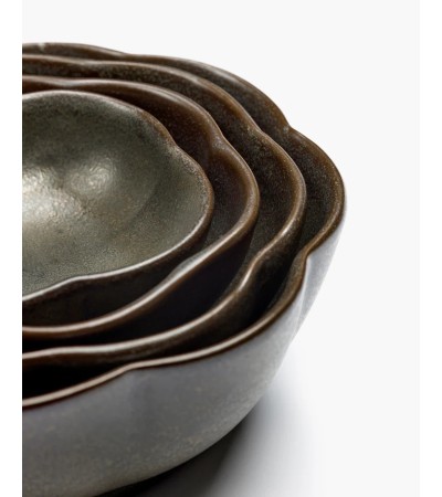 Miska žebrovaná S zelená Inku - Sergio Herman