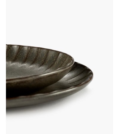 Servírovací mísa oválná L zelená Inku - Sergio Herman