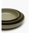 Hluboký talíř L šedozelený Surface - Sergio Herman