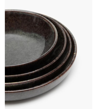 Hluboký talíř S šedý Surface - Sergio Herman