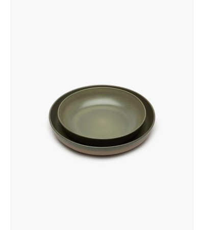 Servírovací talíř S šedozelený Surface - Sergio Herman