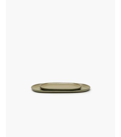 Talíř na tapas S šedozelený Surface - Sergio Herman