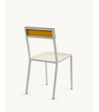 Židle bílo-žlutá ALU - valerie_objects